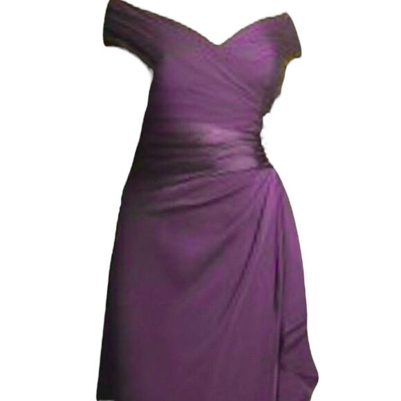 Jade By Jasmine Women's Plum / Purple Chiffon MOB Formal Gown - Size 8 - NWT 🌟 - Picture 3 of 16